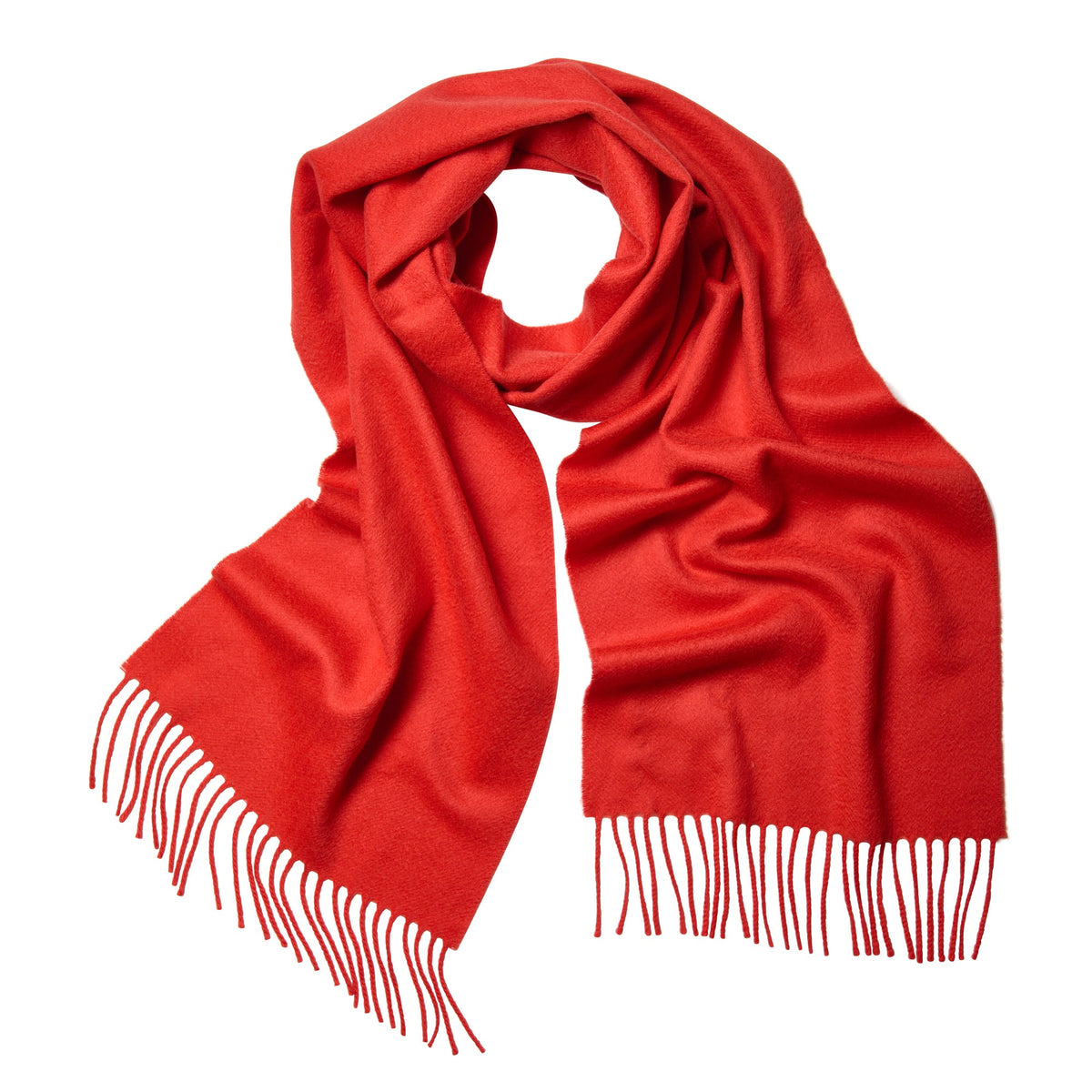 Red Elgin Cashmere Scarf
