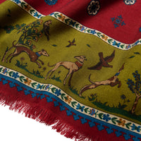 Red Rose Wool & Silk Scarf