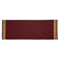 Burgundy Rose Wool & Silk Scarf