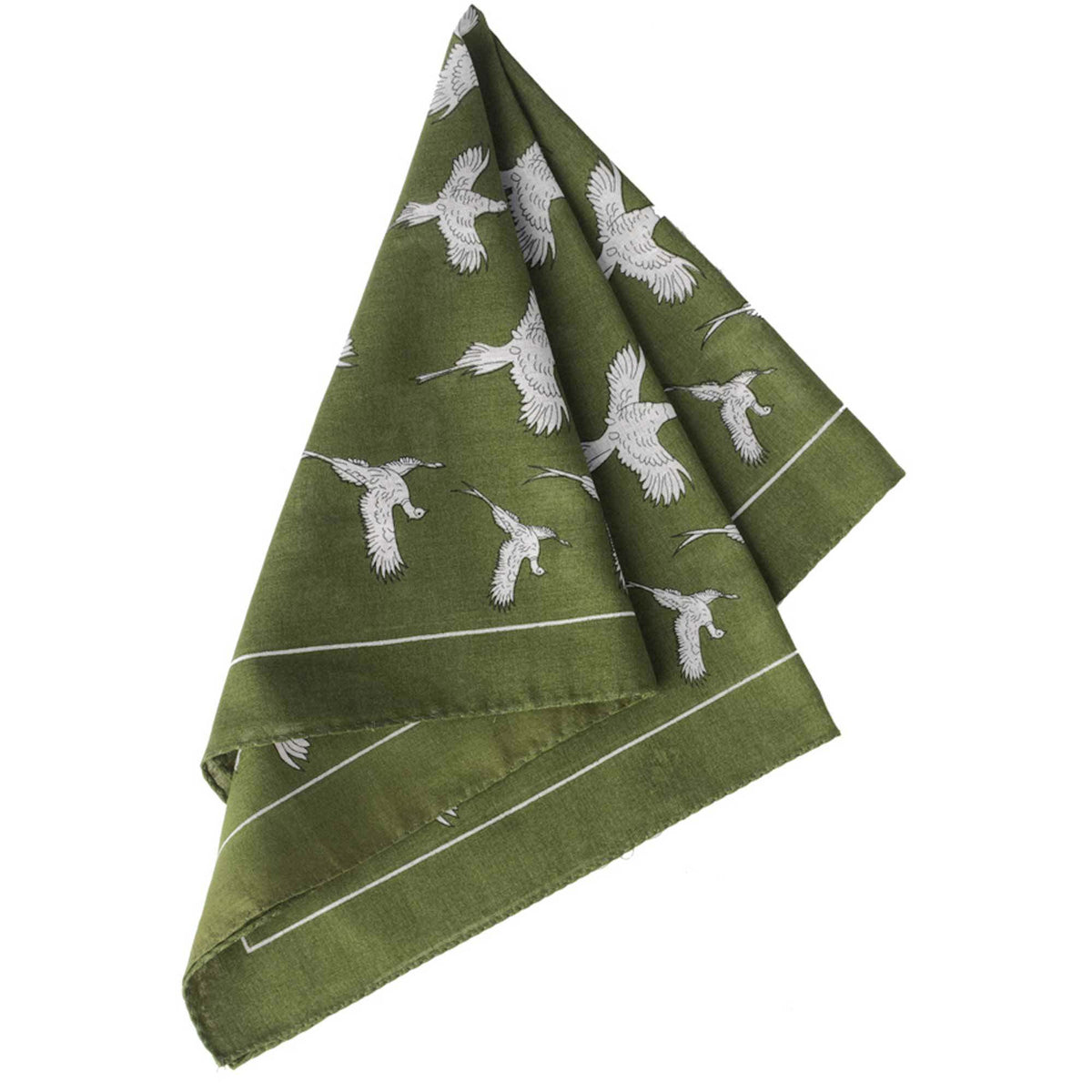 Green Flying Pheasant Cotton Hank