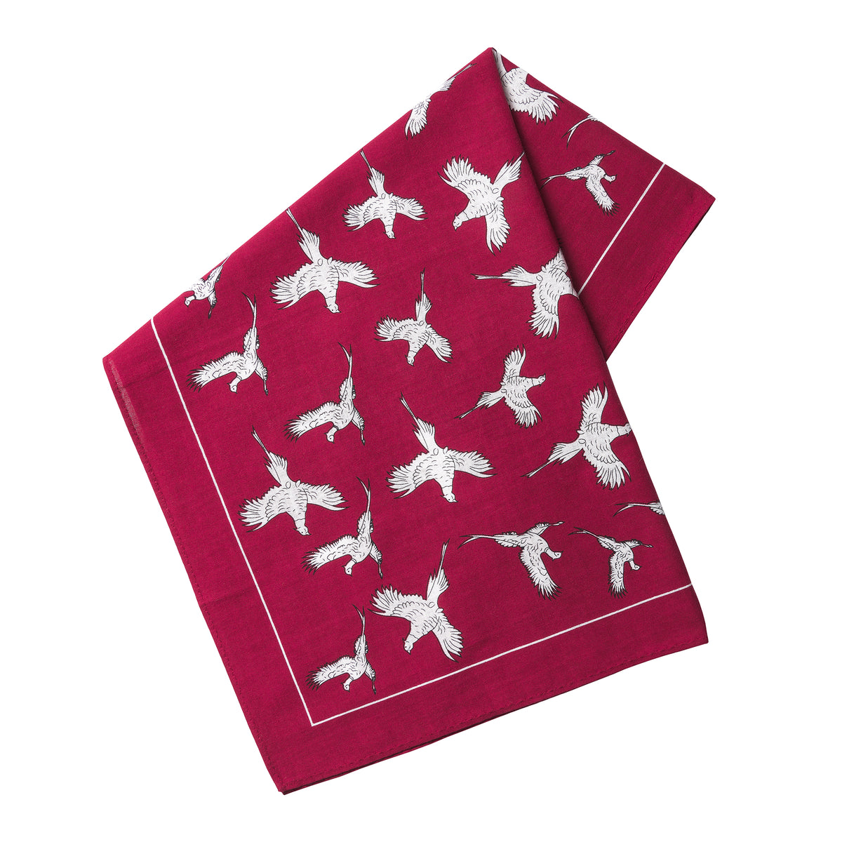 Red Wine Flying Pheasant Cotton Hank