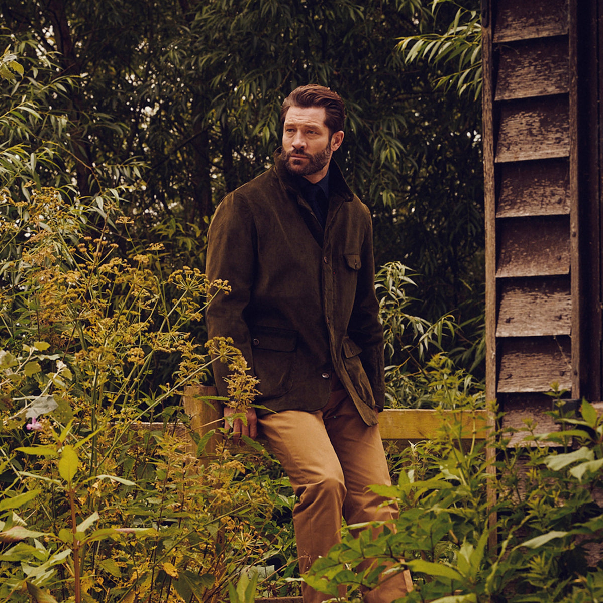 Olive Voyager Corduroy Jacket