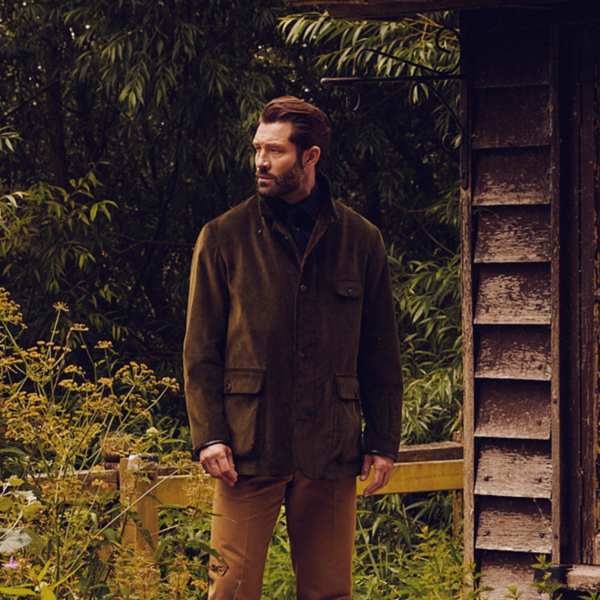 Olive Voyager Corduroy Jacket