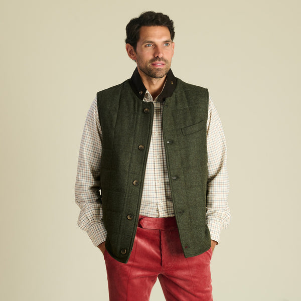 Green Ebury Shetland Gilet