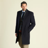 Navy Regent Single Breasted Coat