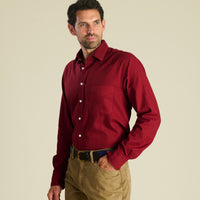 Red Vintage Oxford Shirt