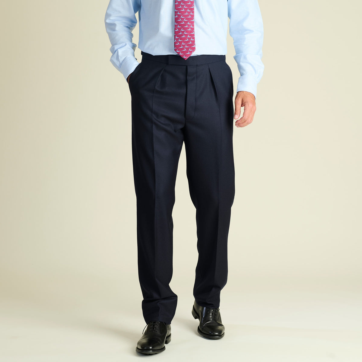 Navy 11oz Three Button Twill Suit