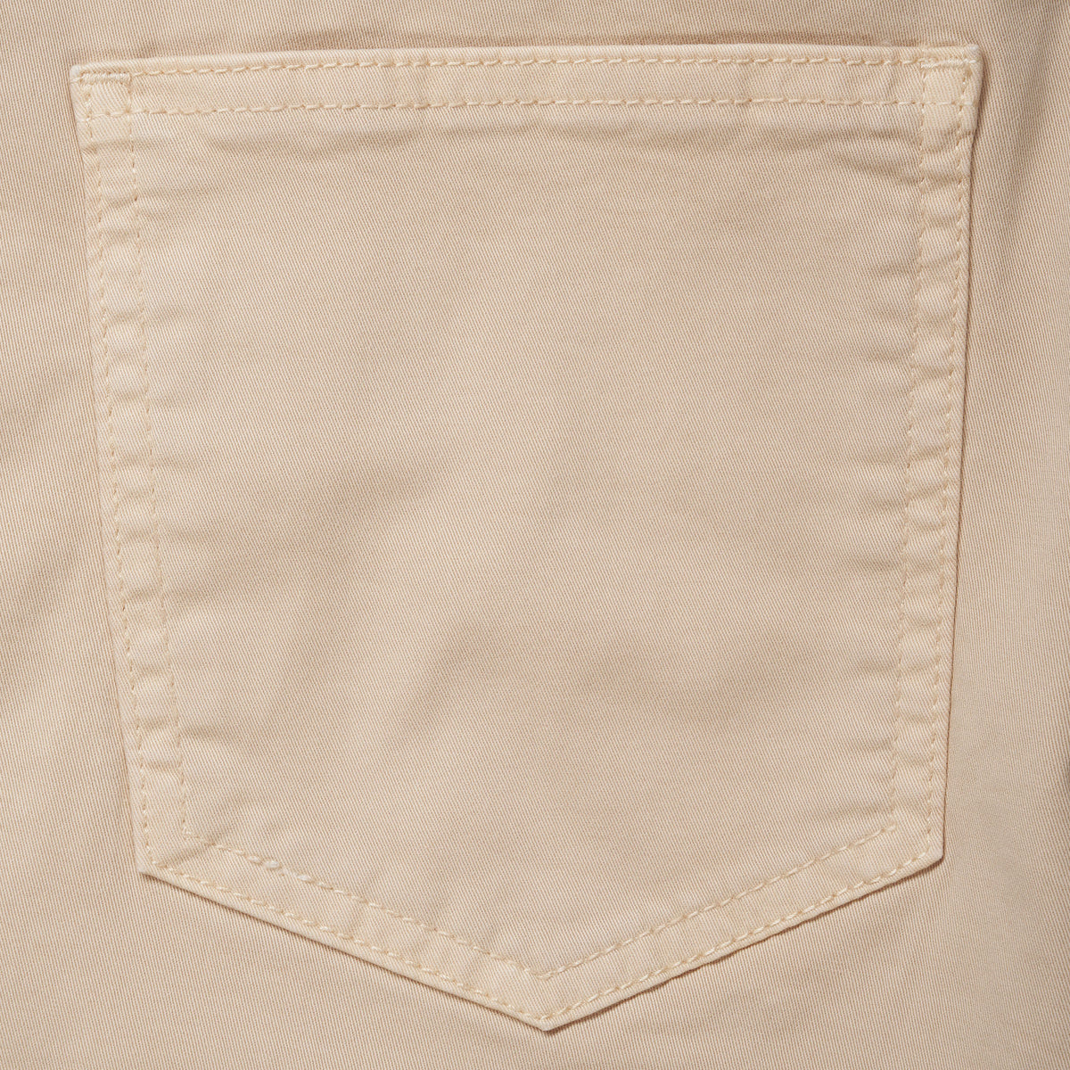 Beige Cotton Stretch Jeans