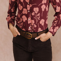 Brown T. Ba Duke Leather Belt