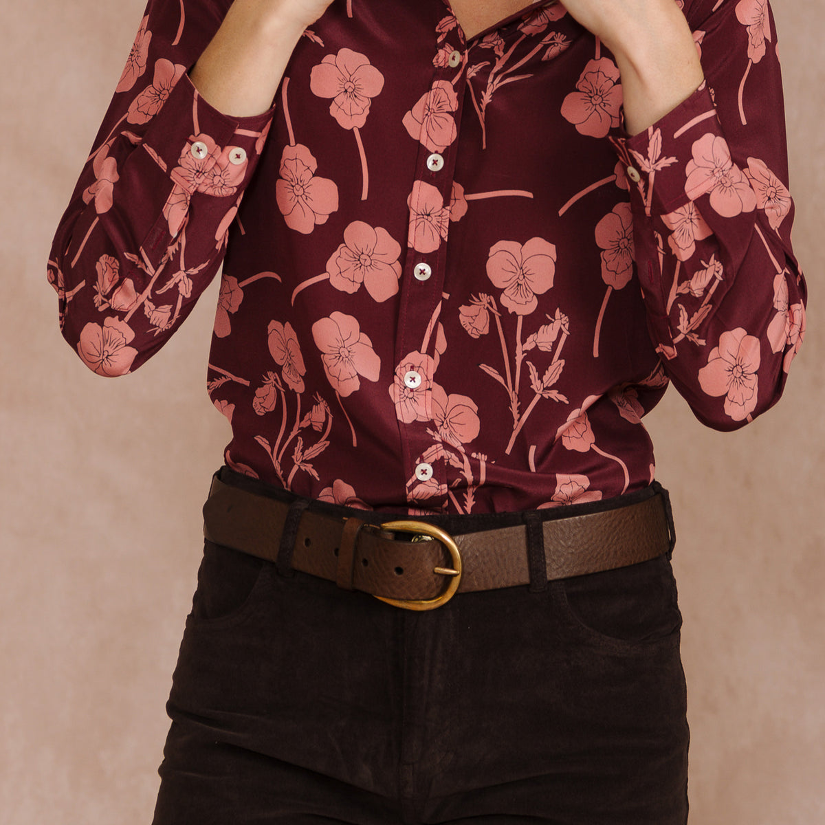 Brown T. Ba Duke Leather Belt