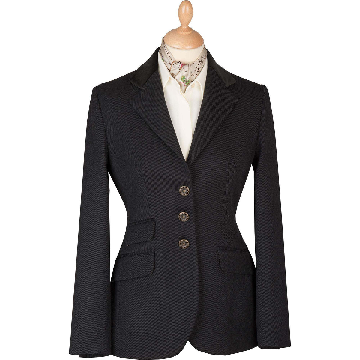 Black Velvet Collar Cavalry Twill T.ba Jacket
