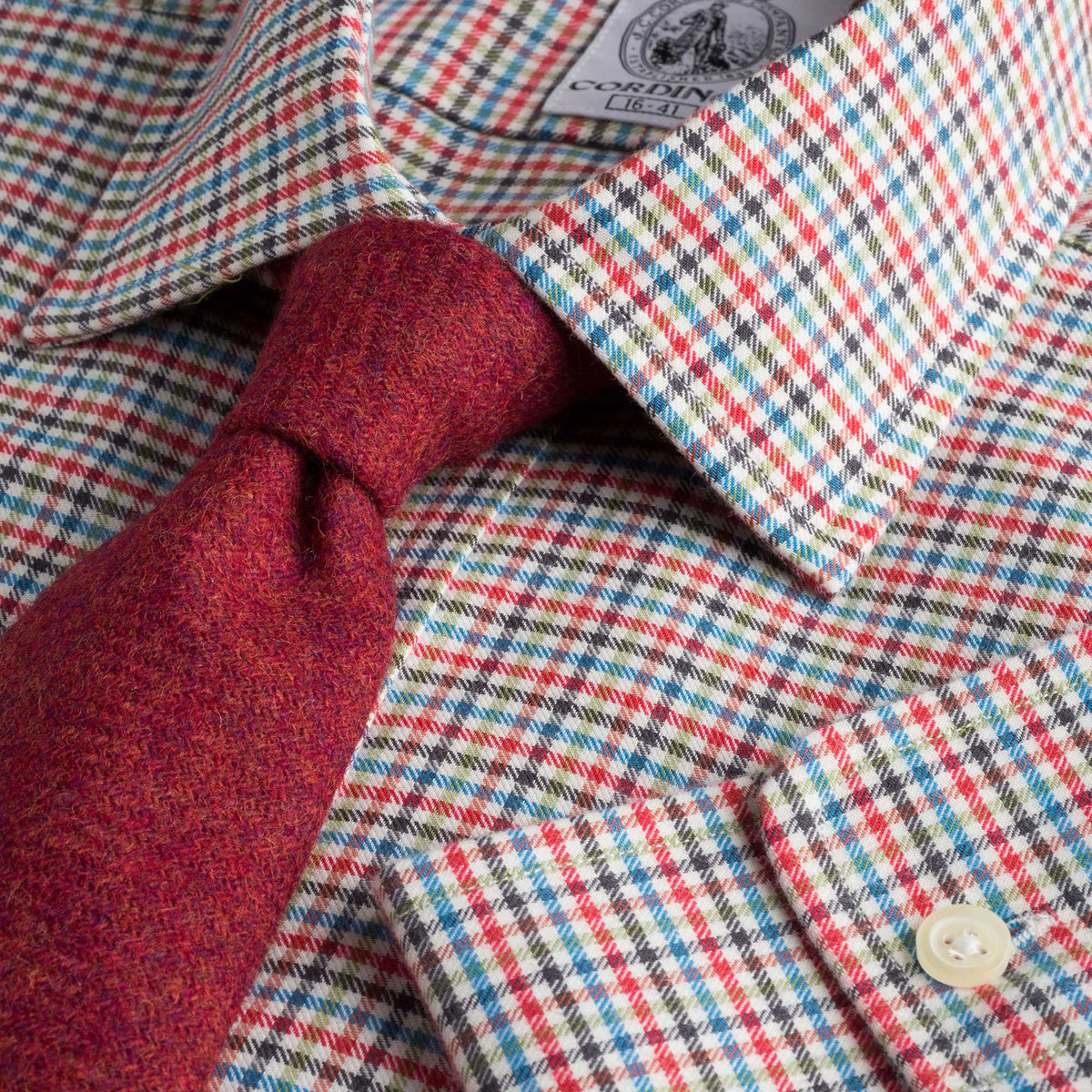 Blue Red Check Bramham Shirt