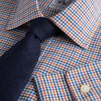 Blue Tan Check Bramham Shirt