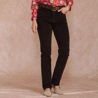 Chocolate Brown Stretch Moleskin Jeans