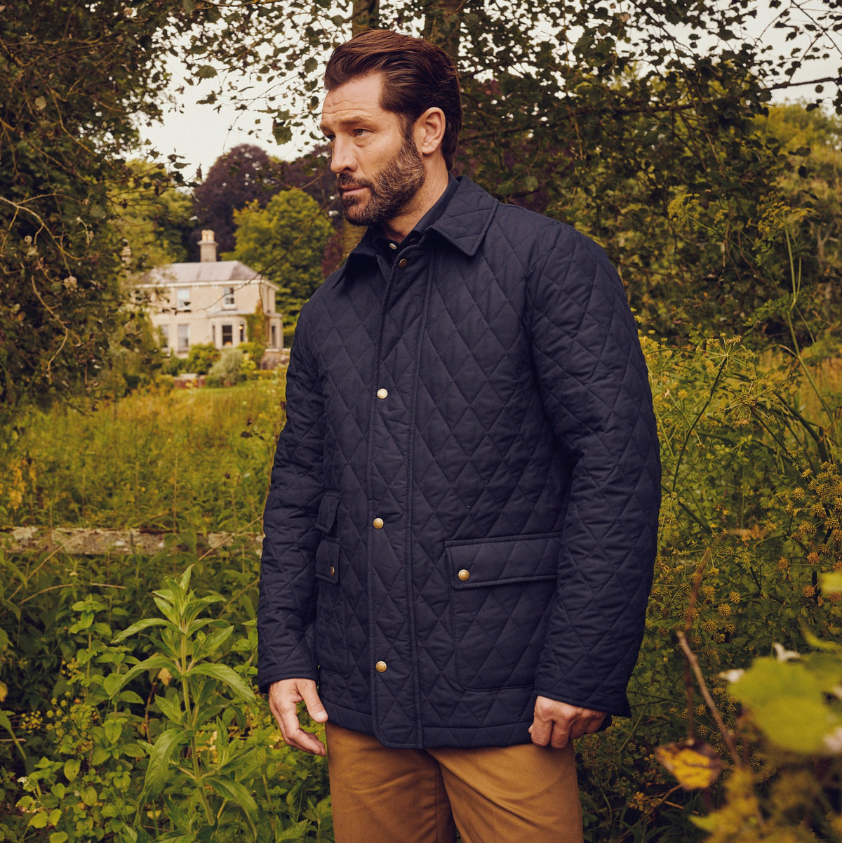 Navy Mayfair Paddock Jacket