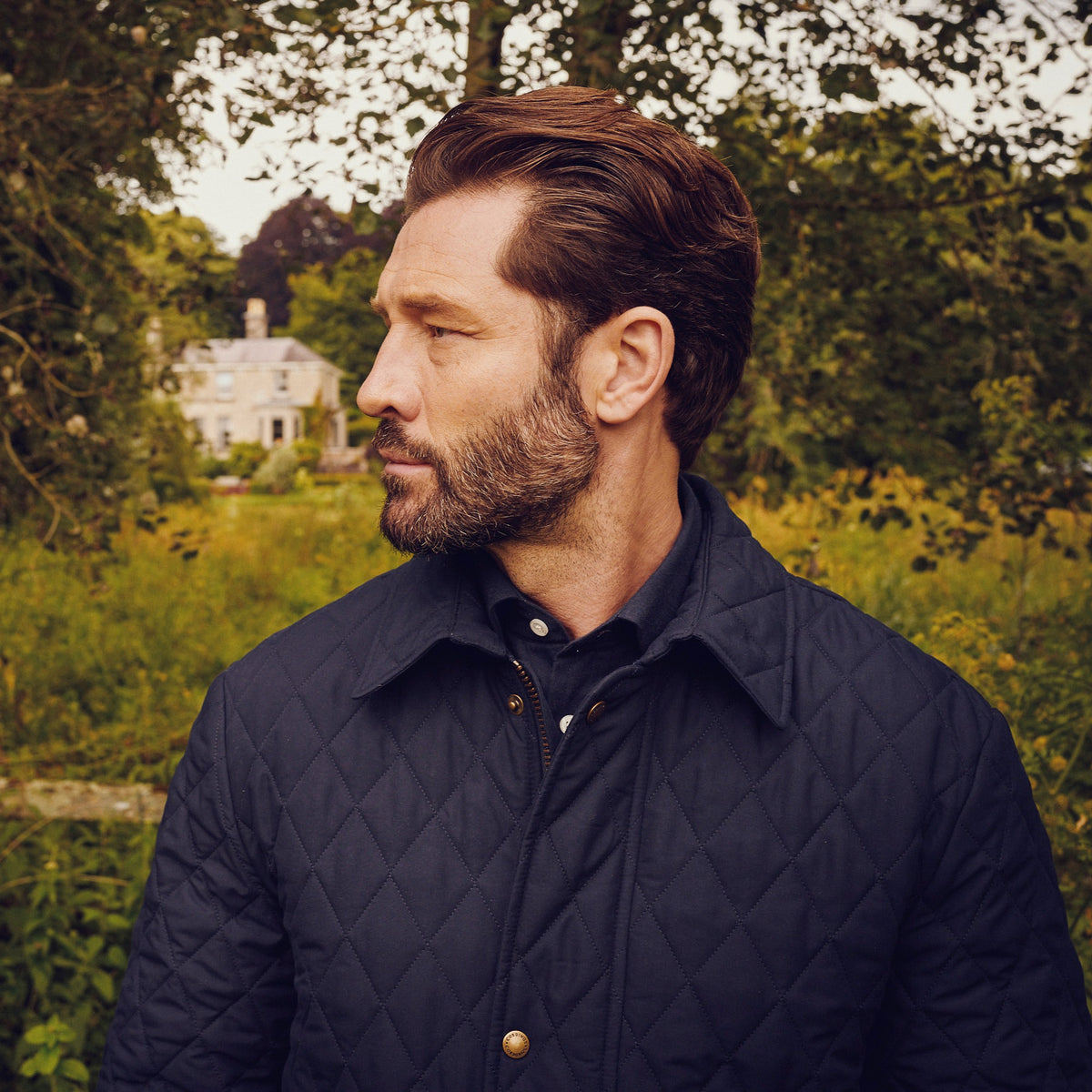 Navy Mayfair Paddock Jacket