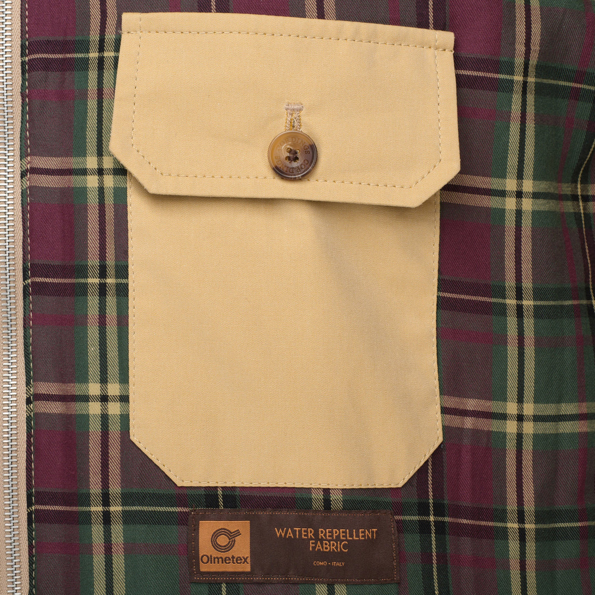Beige Golfer Jacket