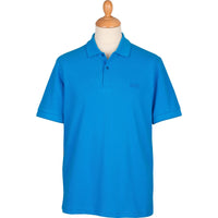 Bright Blue Branscombe Pique Polo