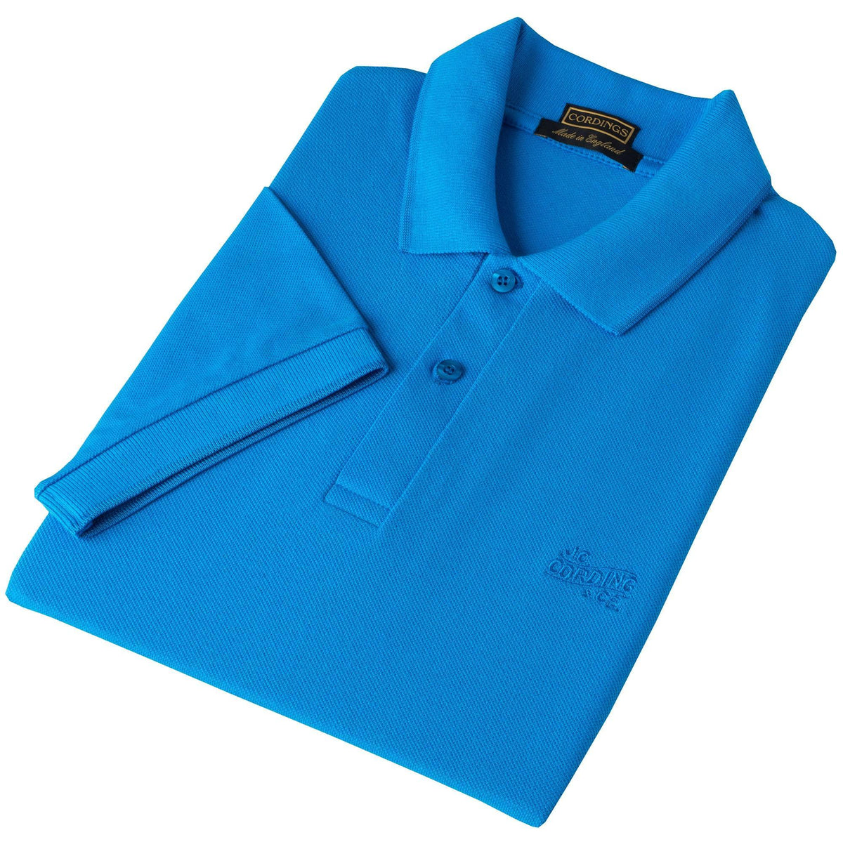 Bright Blue Branscombe Pique Polo