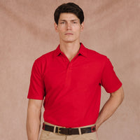 Red Woodbridge Pique Polo