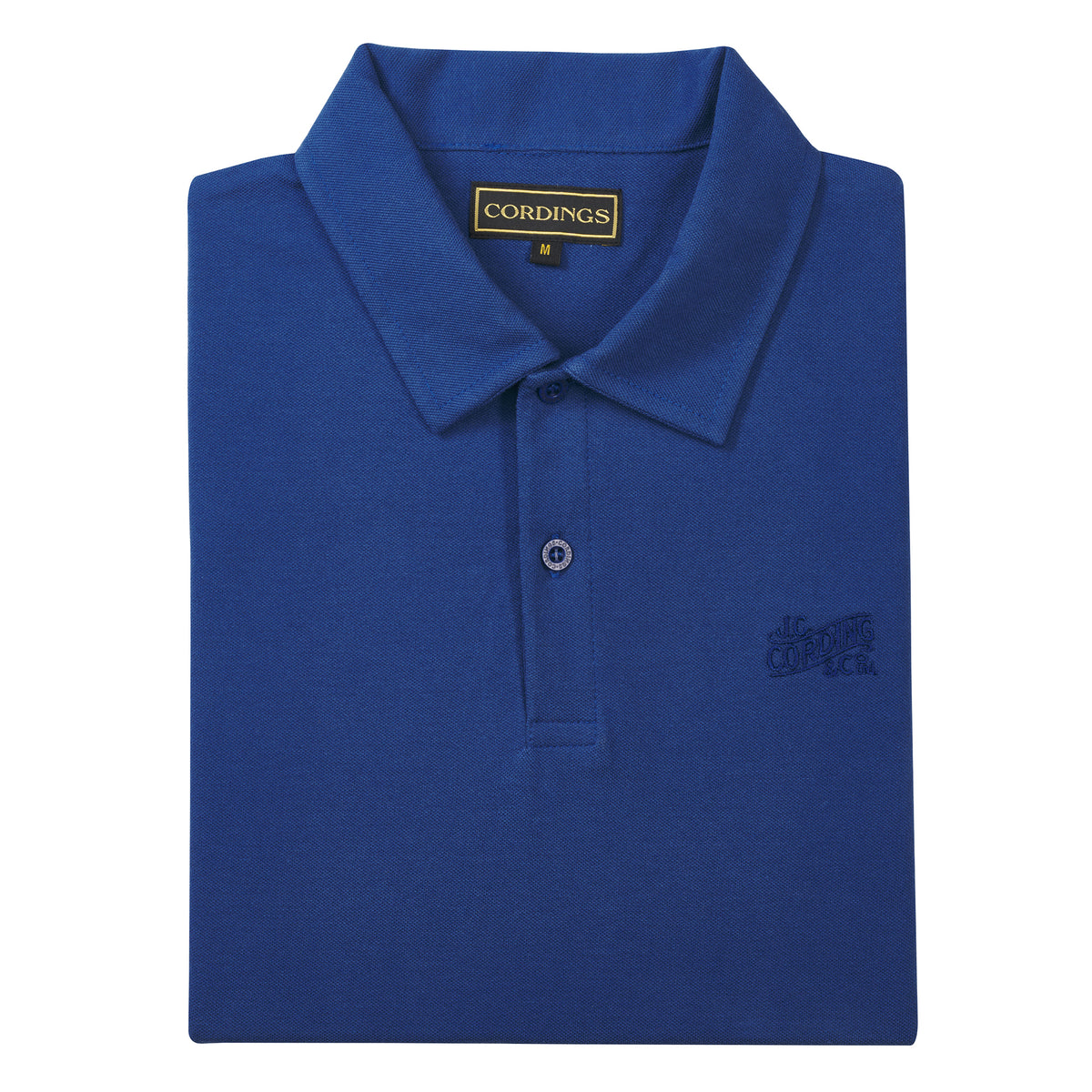 Blue Woodbridge Pique Polo