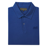 Blue Woodbridge Pique Polo
