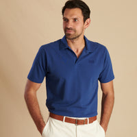 Blue Woodbridge Pique Polo