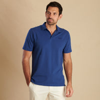 Blue Woodbridge Pique Polo