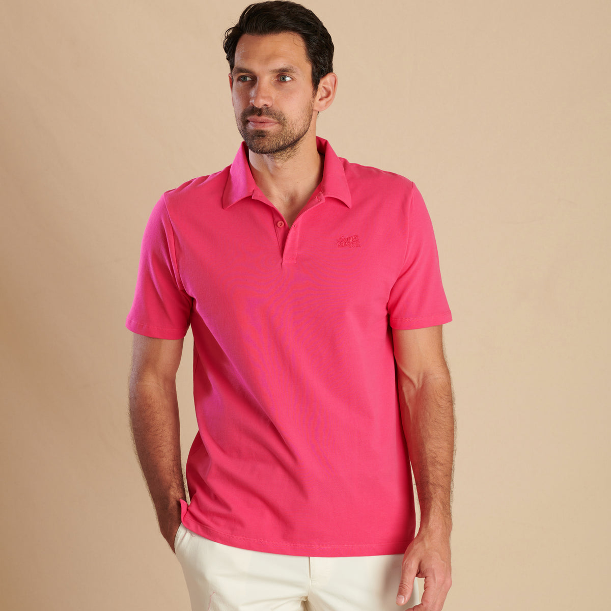 Fuschia Woodbridge Pique Polo