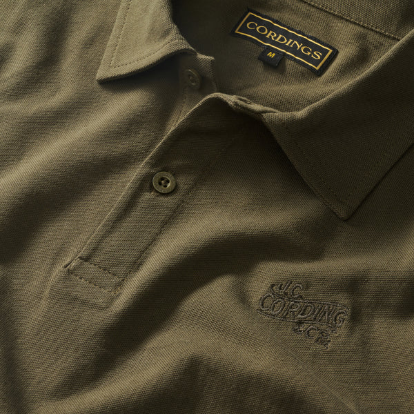 Khaki Woodbridge Pique Polo