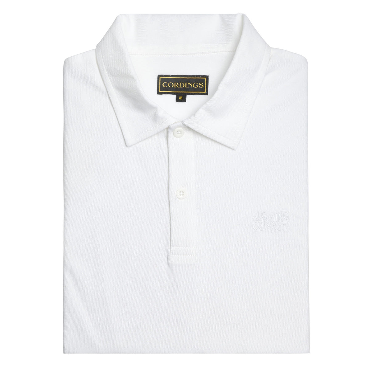 White Woodbridge Pique Polo