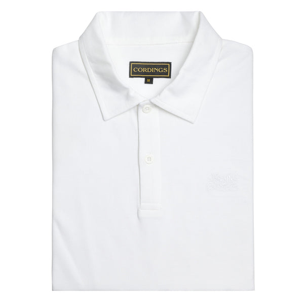 White Woodbridge Pique Polo