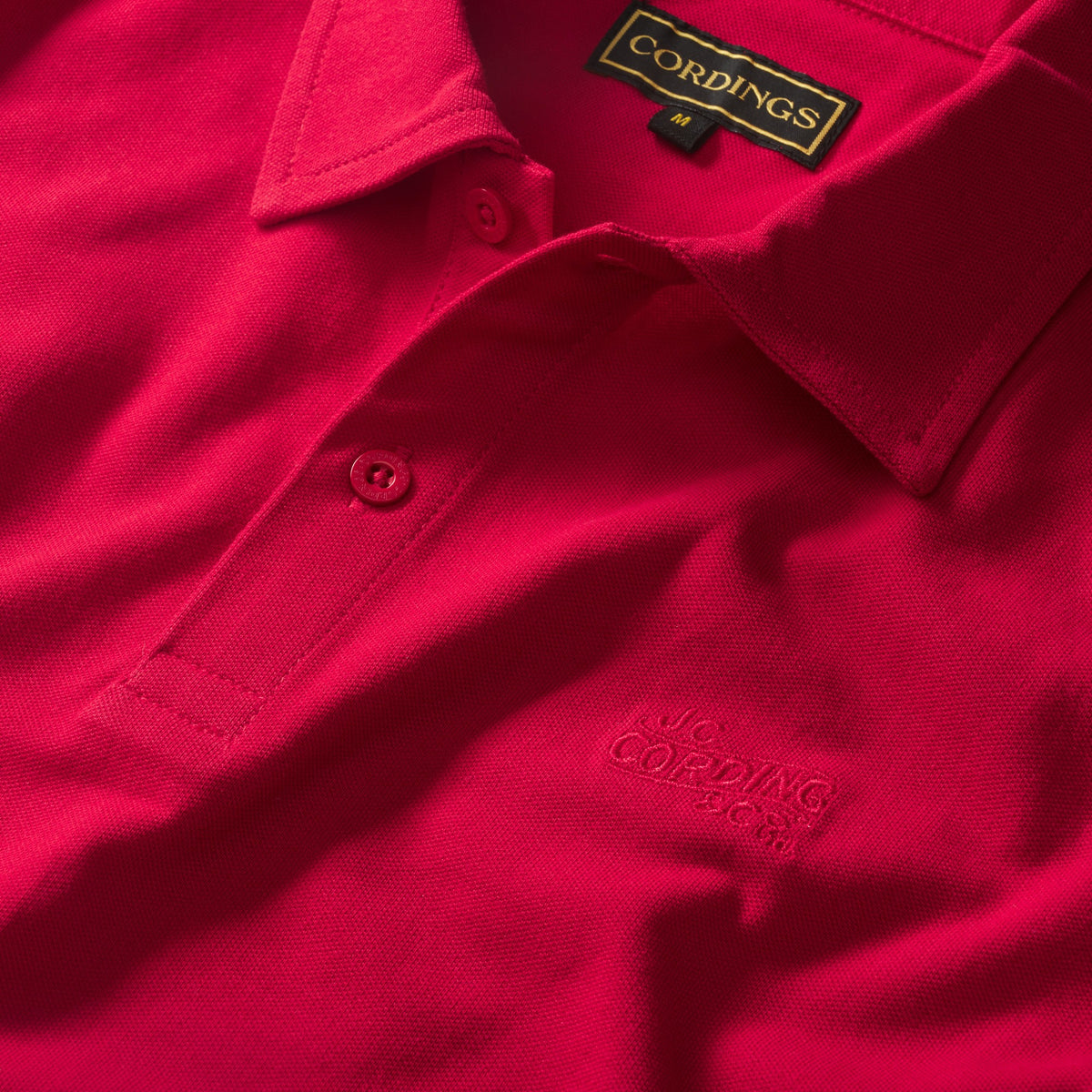 Red Woodbridge Pique Polo