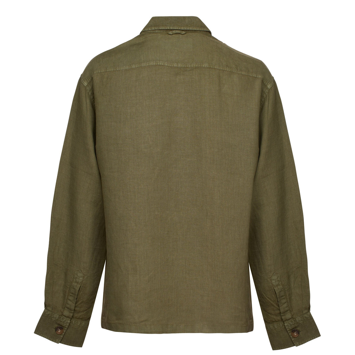 Sage Green Kruger Linen Shirt Jacket
