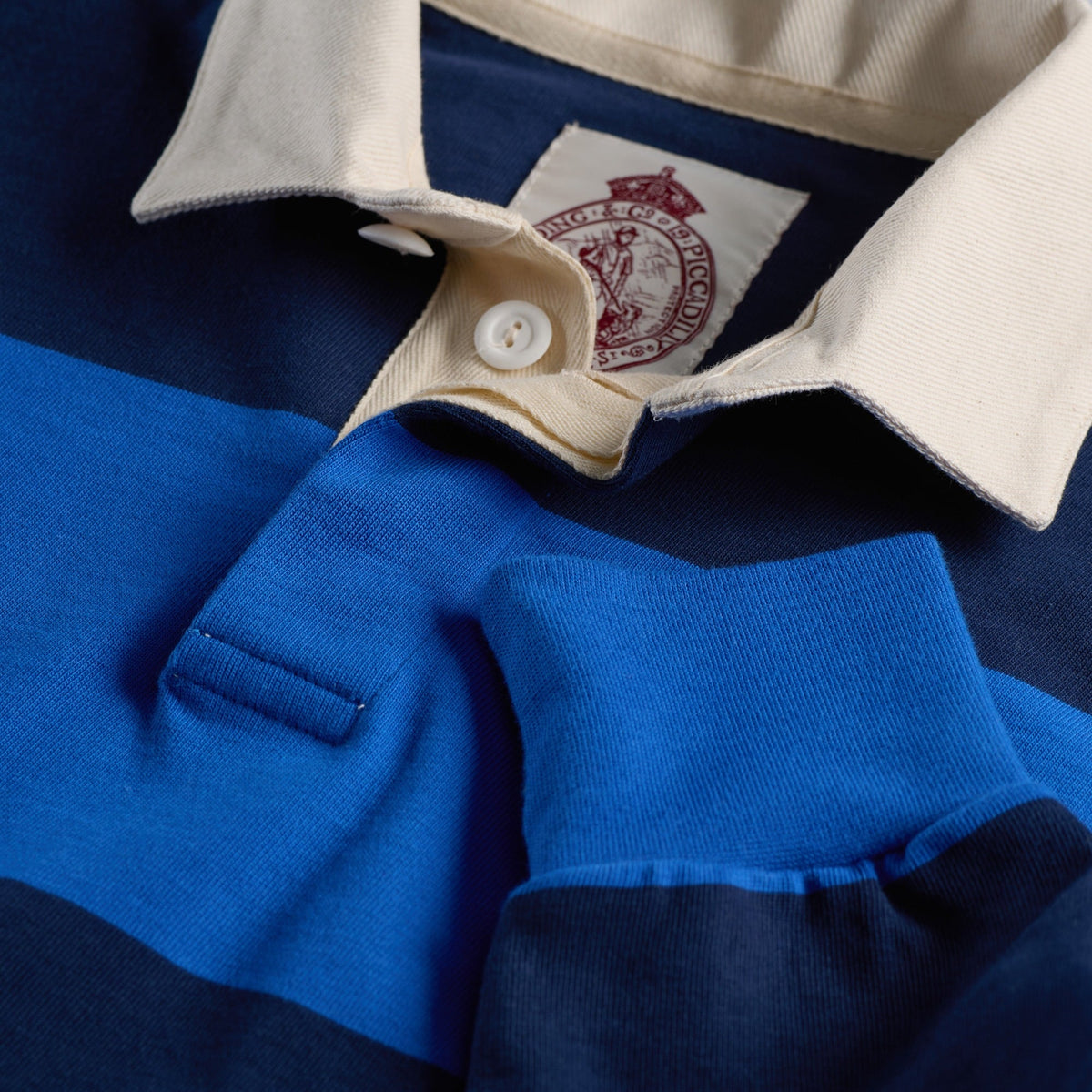 Navy & Blue Stripe Headingley Rugby Shirt