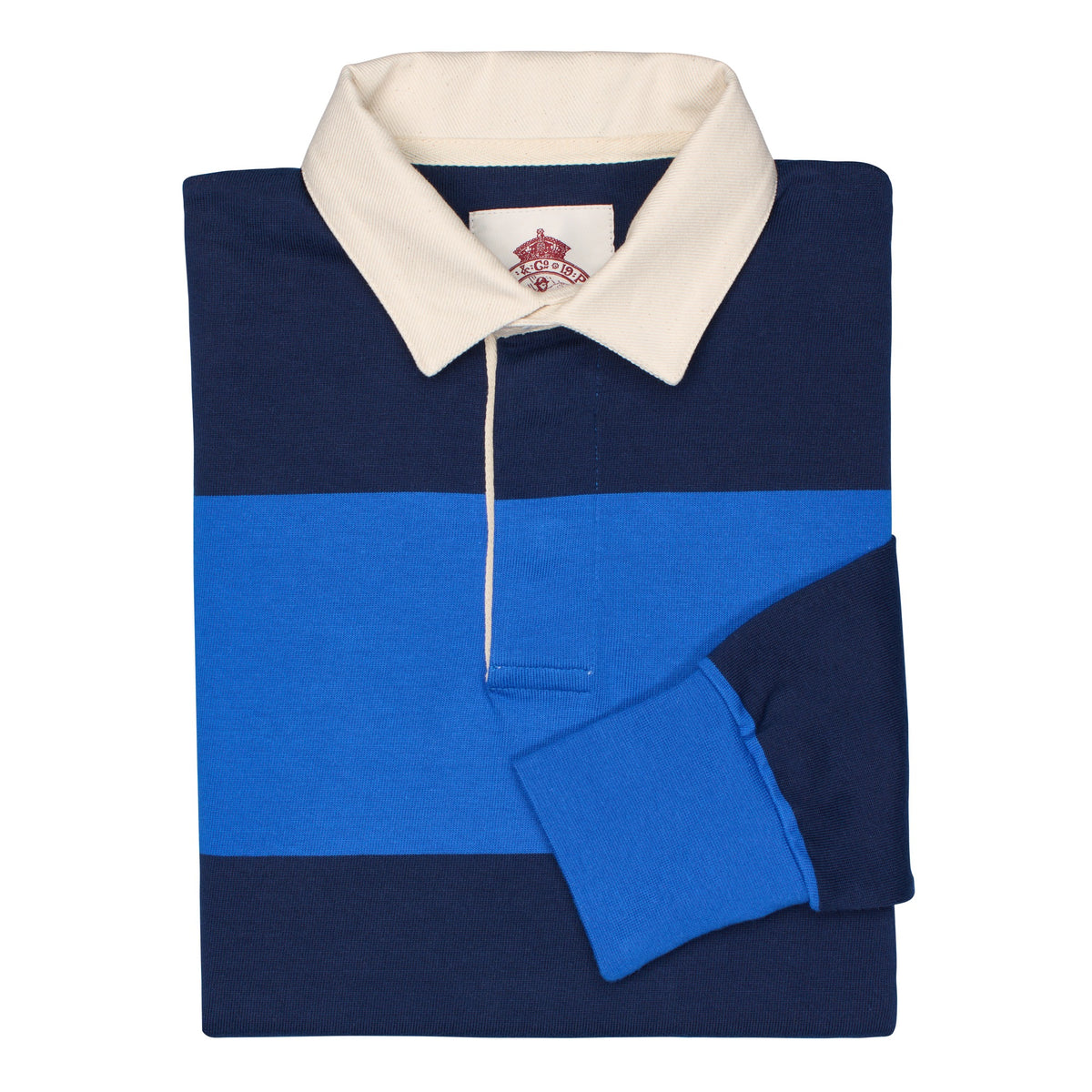 Navy & Blue Stripe Headingley Rugby Shirt