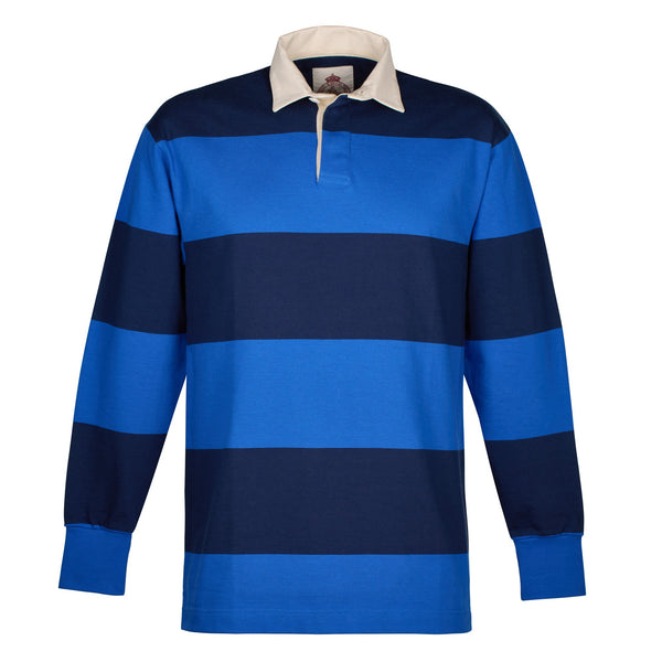 Navy & Blue Stripe Headingley Rugby Shirt