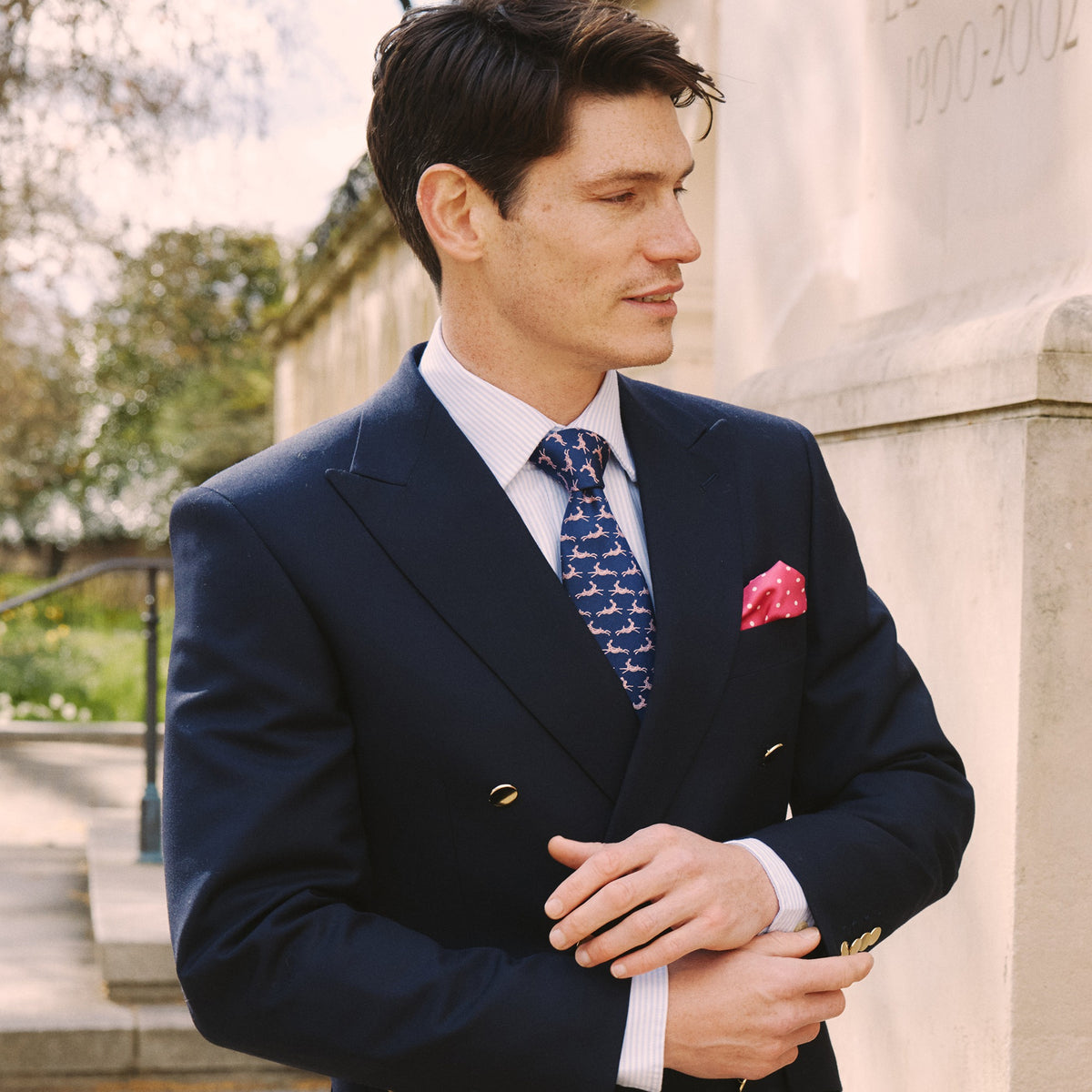 Double Breasted Classic Serge Blazer