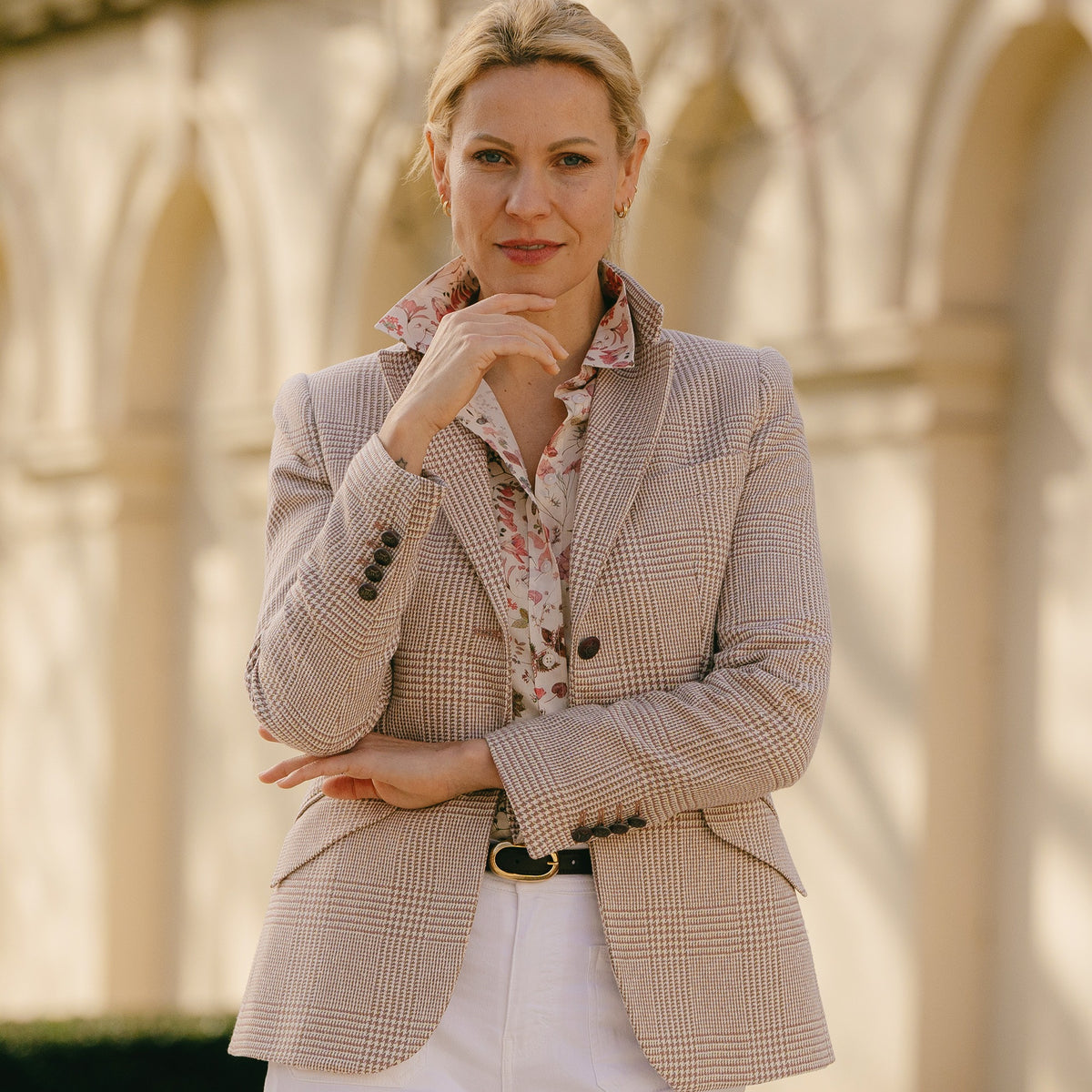 Pink Farley Prince of Wales Jacket