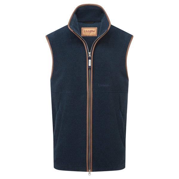 Schöffel Petrol Blue Oakham Fleece Gilet