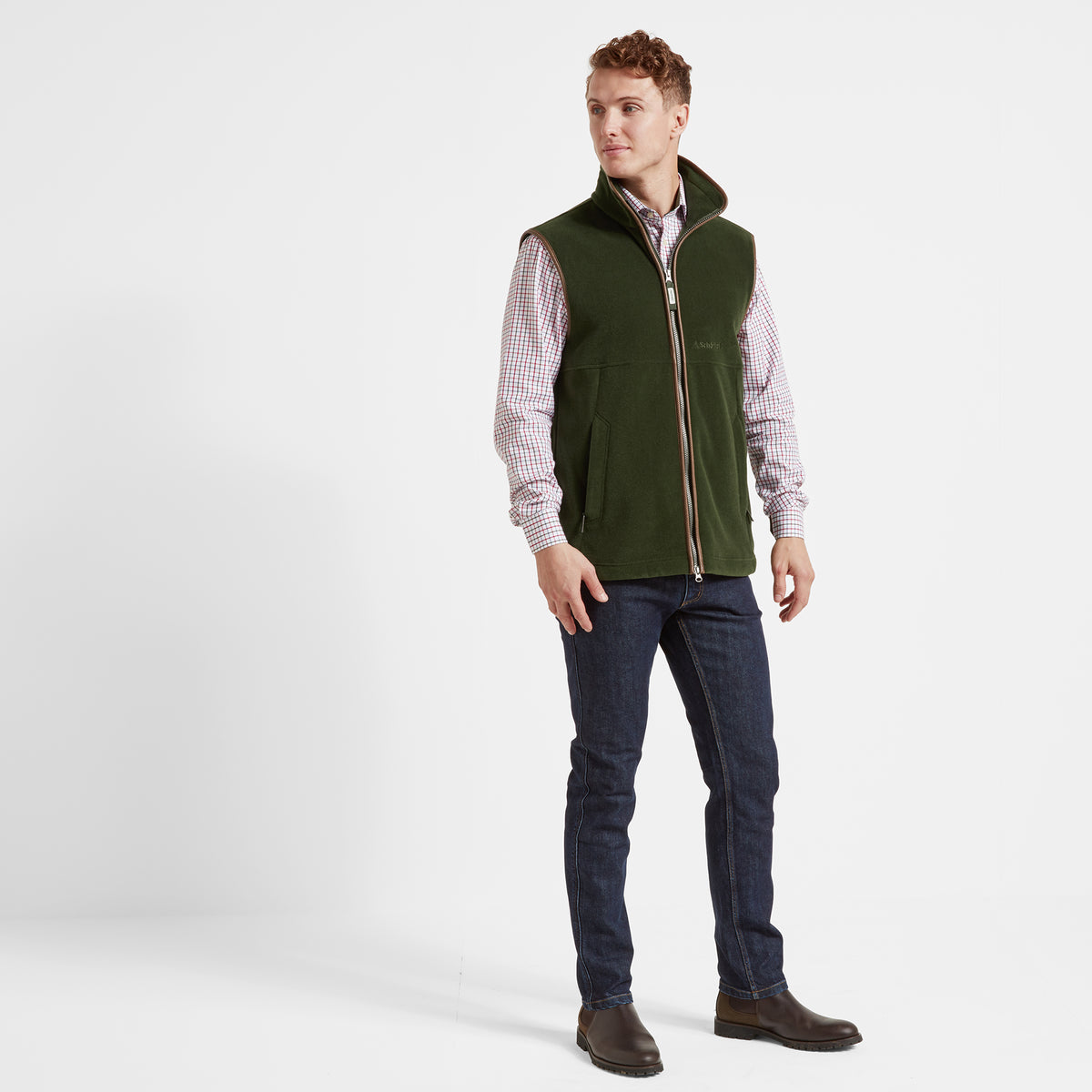 Schöffel Forest Green Oakham Fleece Gilet