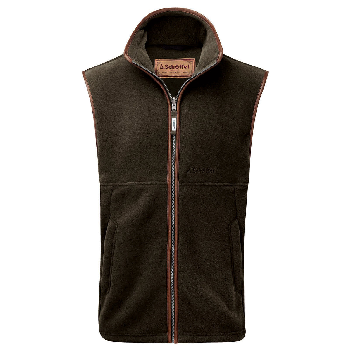 Schöffel Dark Olive Oakham Fleece Gilet