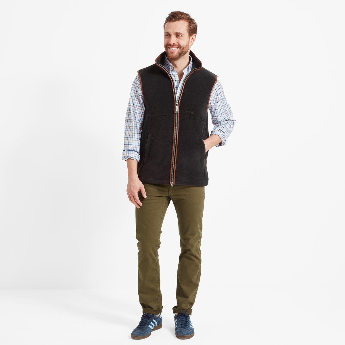 Schöffel Gunmetal Oakham Fleece Gilet