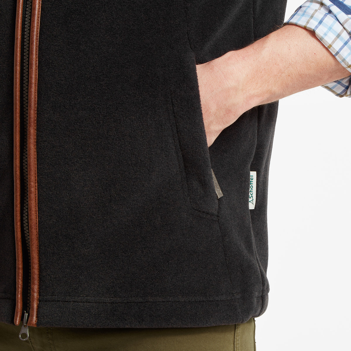 Schöffel Gunmetal Oakham Fleece Gilet