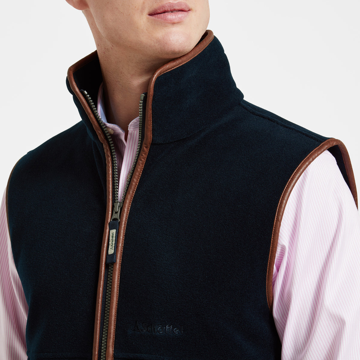 Schöffel Navy Oakham Fleece Gilet