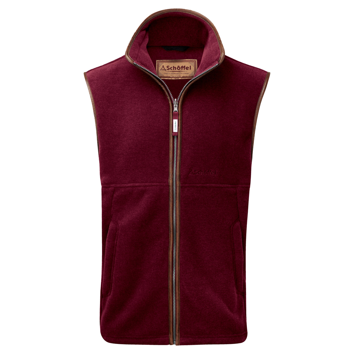 Schöffel Claret Oakham Fleece Gilet