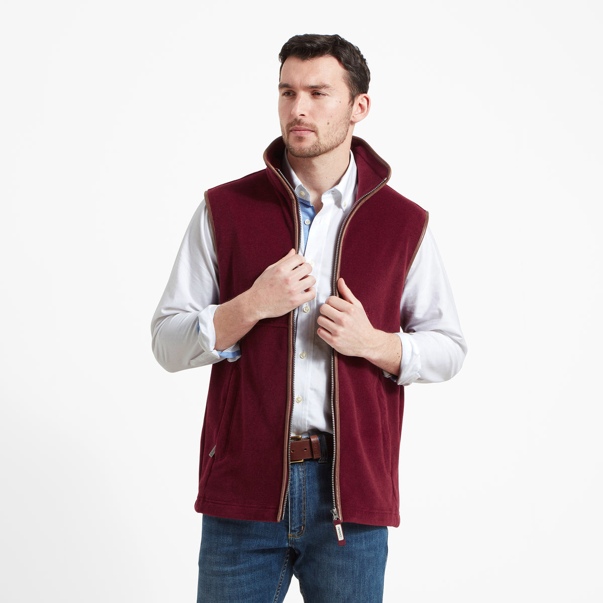 Schöffel Claret Oakham Fleece Gilet