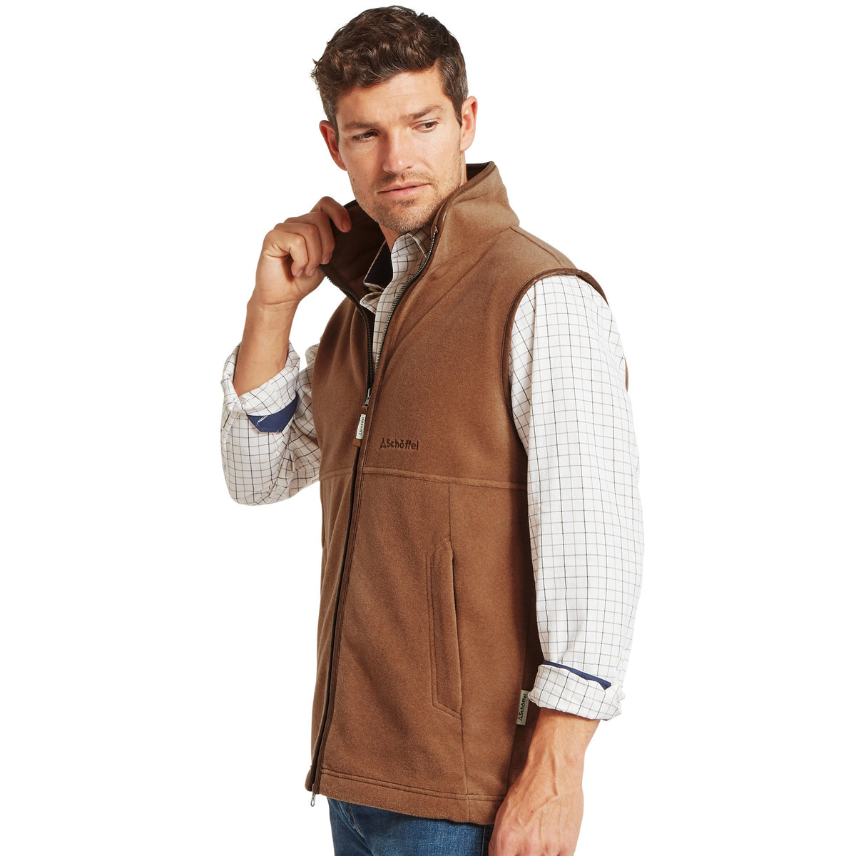 Schöffel Toffee Oakham Fleece Gilet