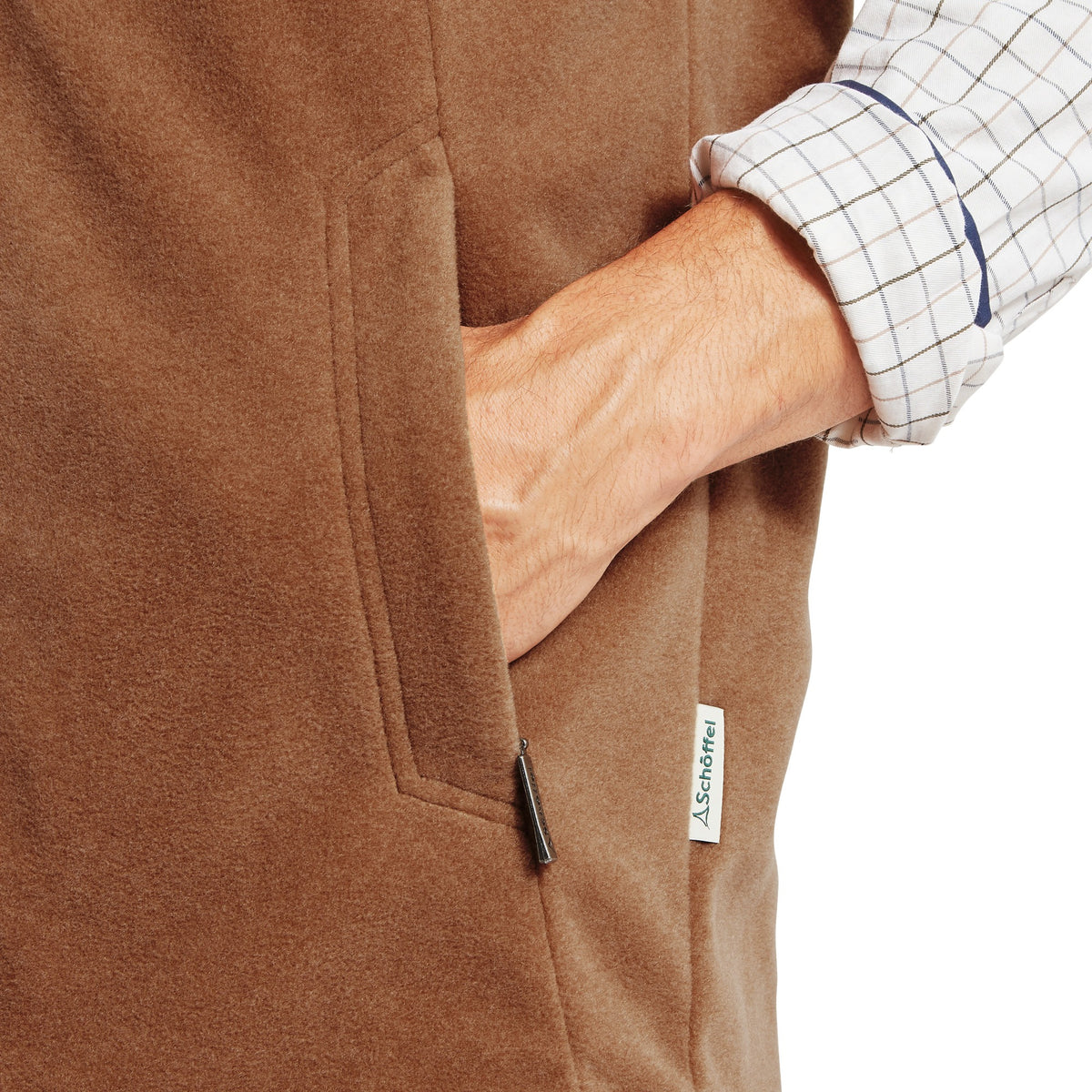 Schöffel Toffee Oakham Fleece Gilet