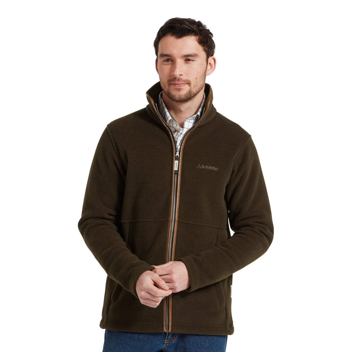 Schoffel Olive Green Cottesmore Fleece